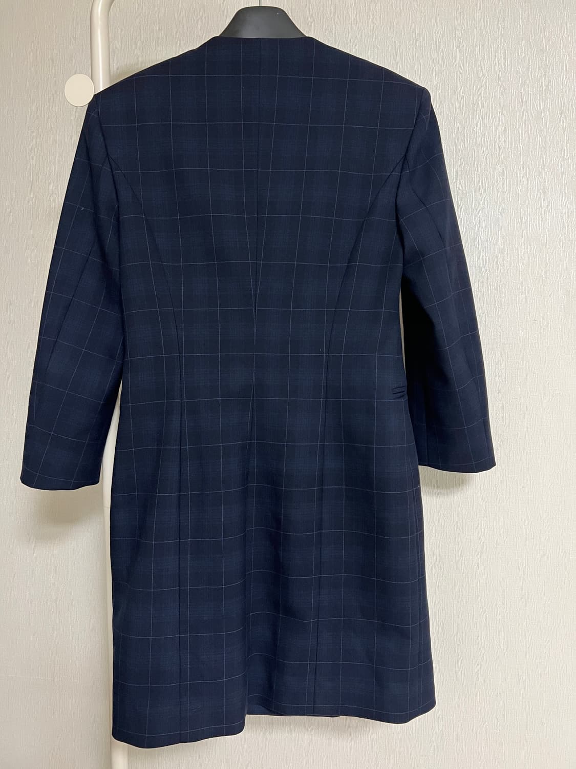maje 마쥬 체크 노카라 더블 미니 원피스 상품이미지6