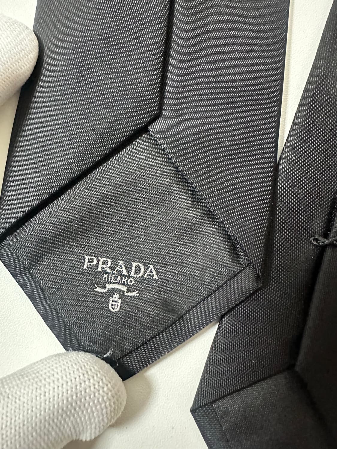 프라다 리나일론 개버딘 로고 넥타이 (OS) 상품이미지5