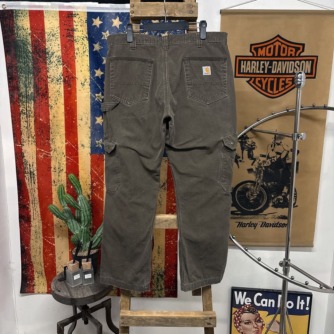 칼하트 오리지널 BDU 립스탑 데미지 카고 워크 팬츠 N699 상품이미지2