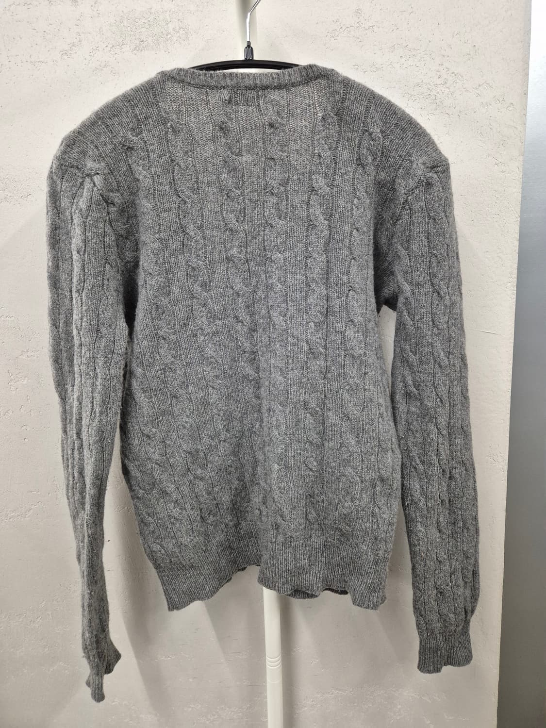 폴로 랄프로렌 여성 케이블 니트 M 그레이 상품이미지3