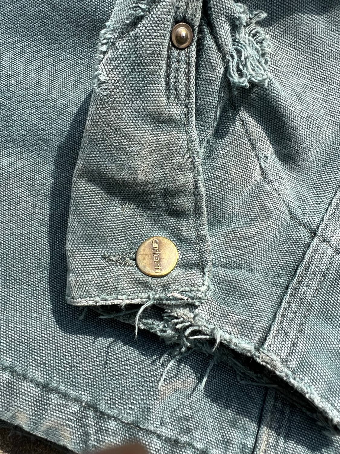 90s 칼하트 초어자켓 모스그린 상품이미지4