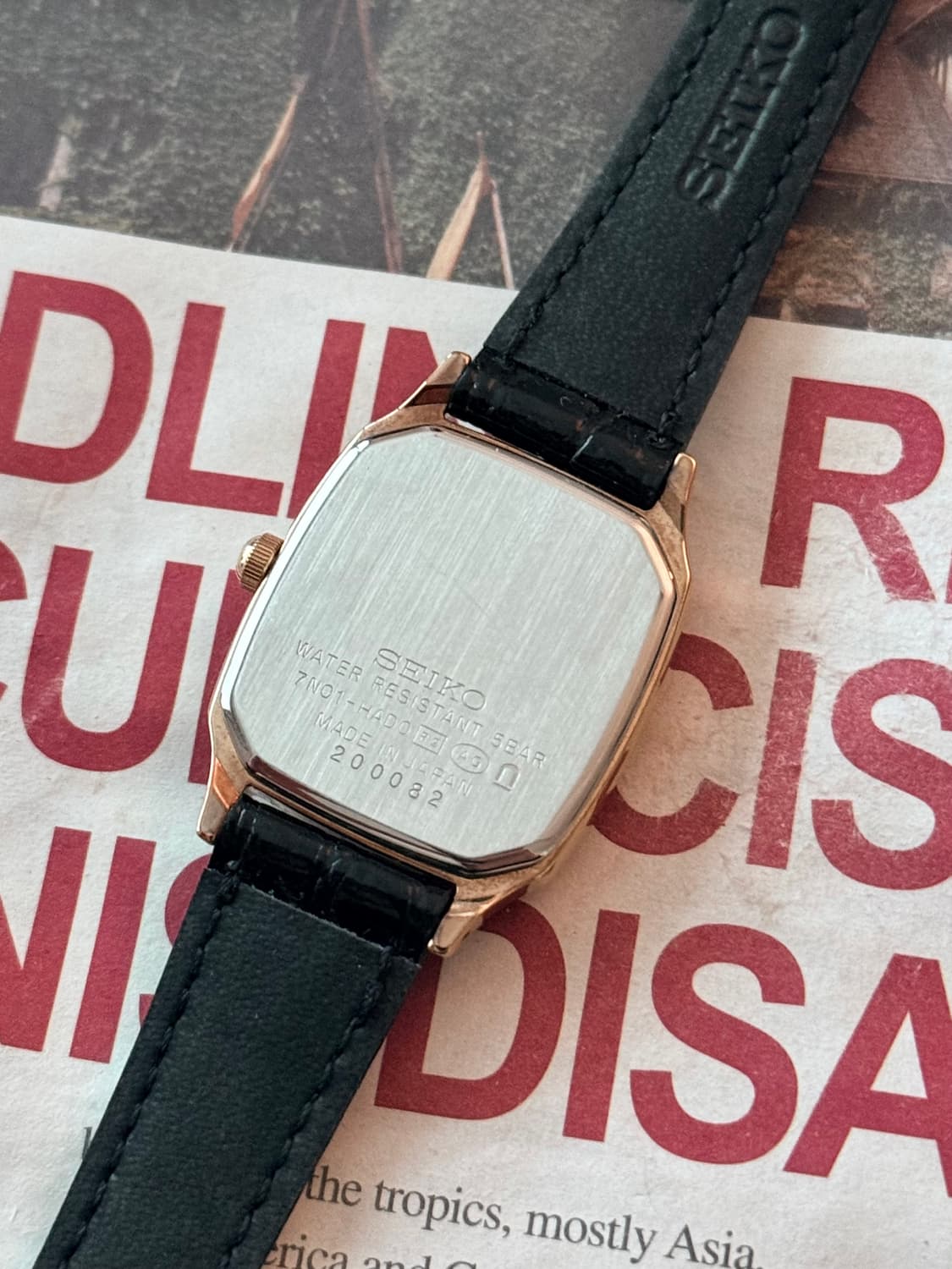 세이코 Seiko 스퀘어 골드 상품이미지3