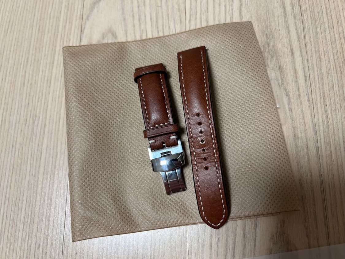 OAS 오에이에스 이탈리안 패딩 워치 레더 가죽 밴드 스트랩 시계줄 상품이미지3