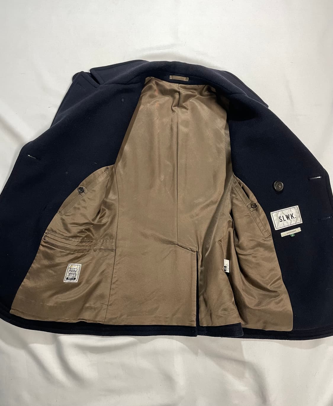 SLWK. 11fw 북포켓 피코트 상품이미지5