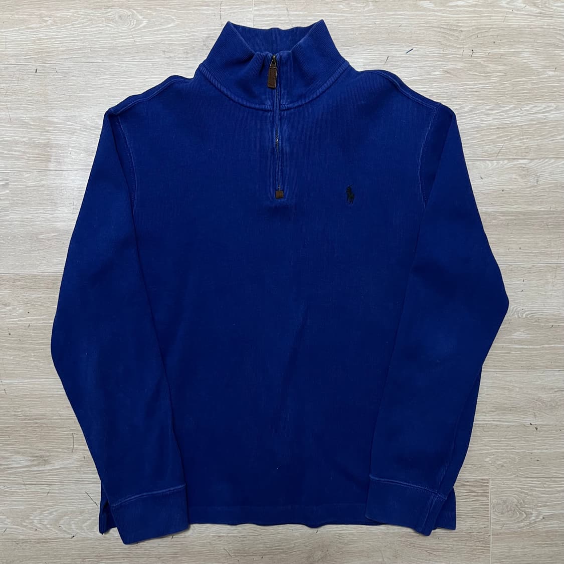 폴로 랄프로렌 스몰포니 하이넥 반집업 니트 [블루] S/90 상품이미지1
