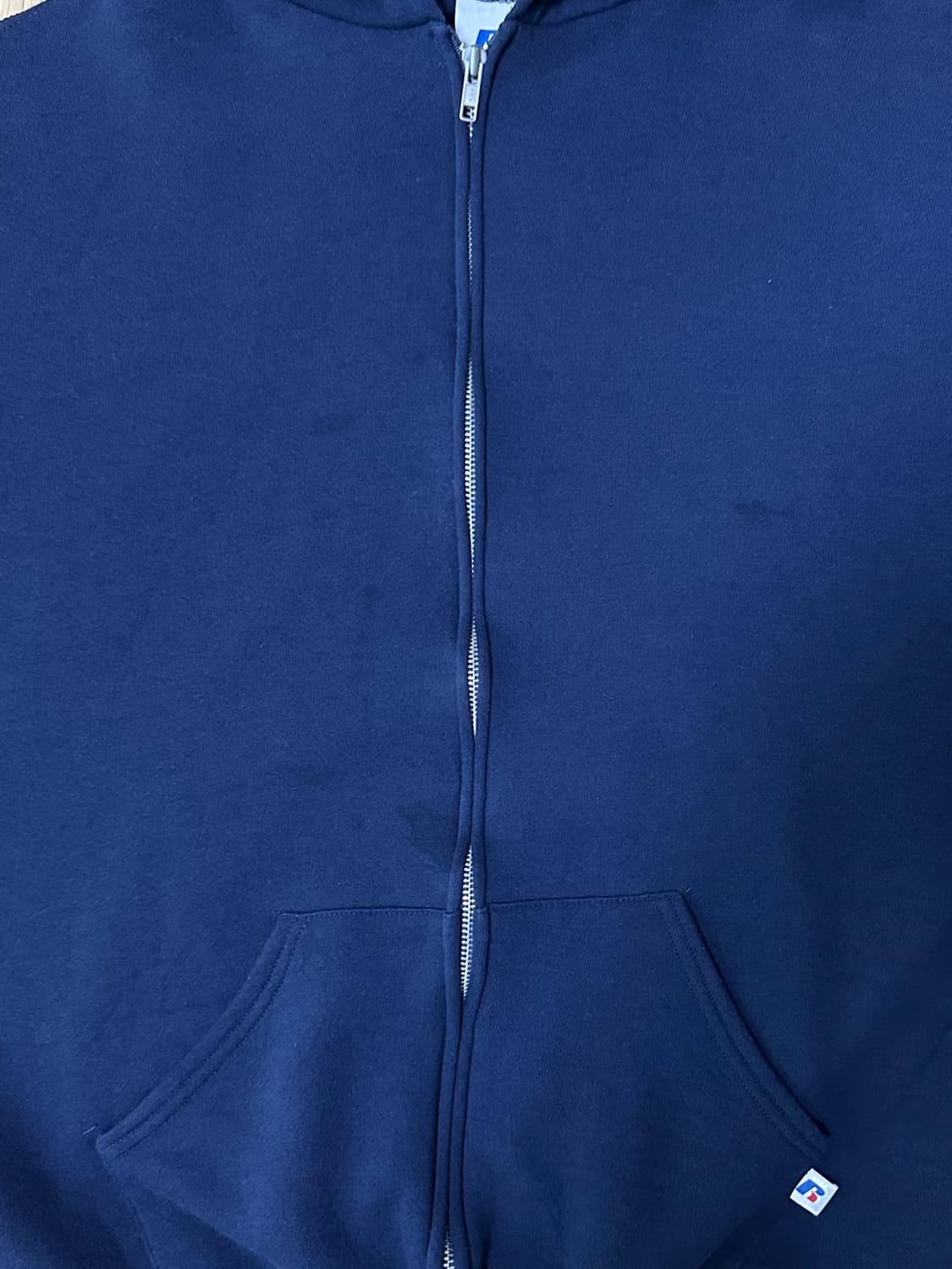 00s 빈티지 러셀 후드집업 네이비 XL 상품이미지7