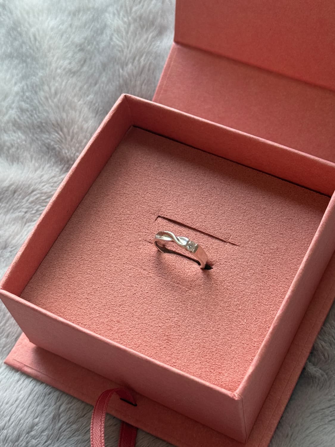 925 실버 인피니트 큐빅 반지 9호 상품이미지3