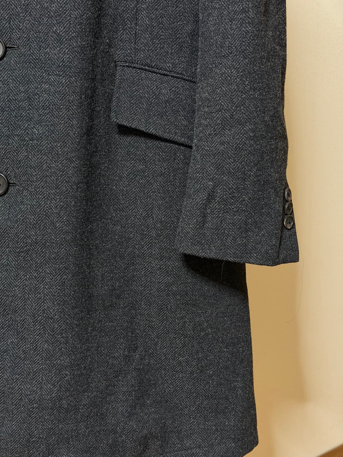 킨록앤더슨 헤링본 울 코트 상품이미지5