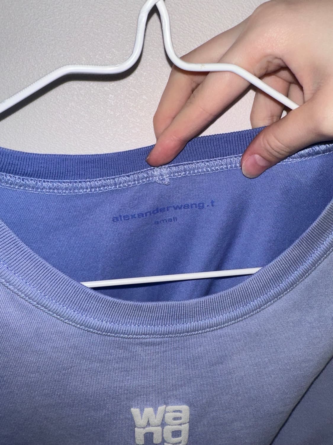 알렉산더왕 퍼프 로고 크롭 티 S 상품이미지4