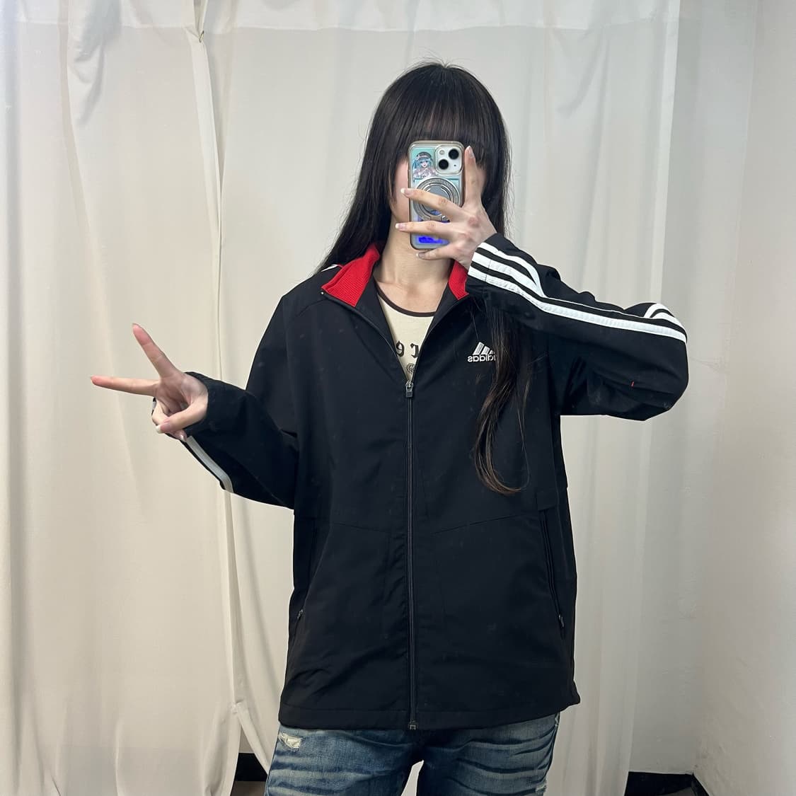 Adidas black taekwondo windbreaker 상품이미지2