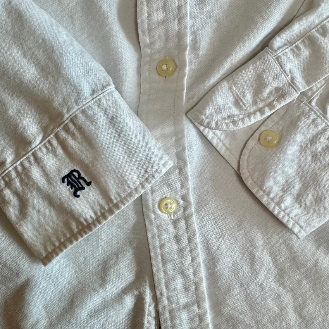 랄프로렌 럭비 옥스포드 셔츠 흰색 여성용 상품이미지5