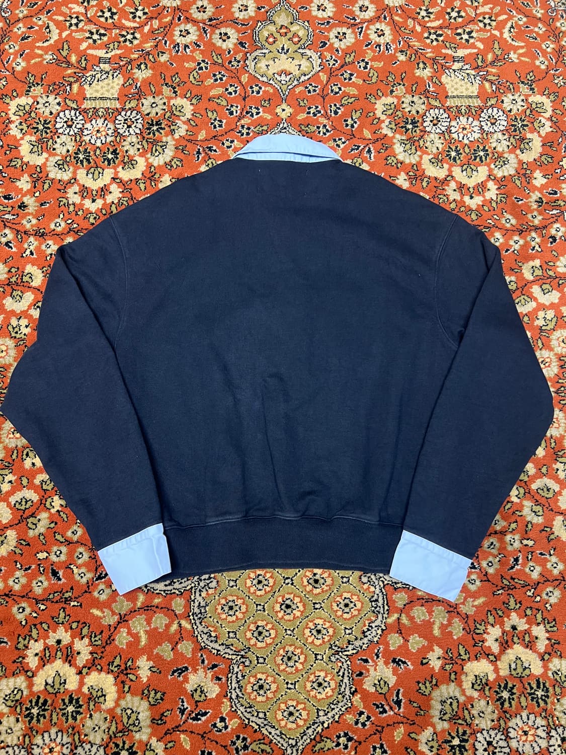 [L] 세터 맨투맨 셔츠 네이비 상품이미지4