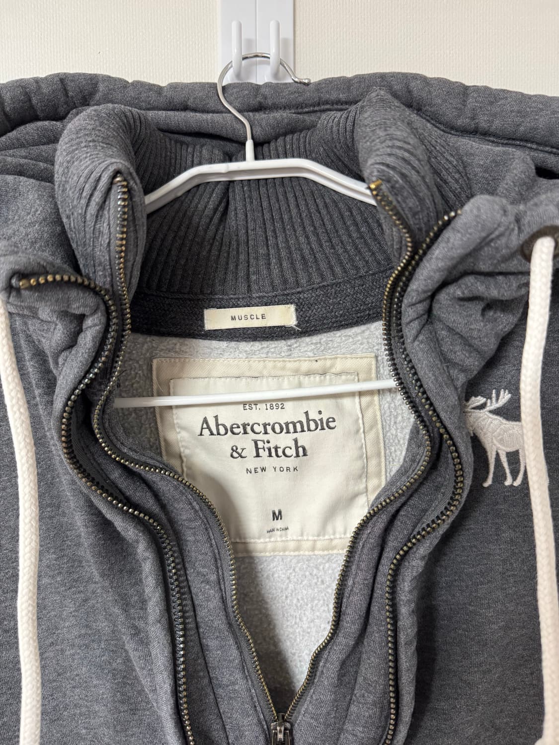 M) 아베크롬비 투 지퍼 후드집업 상품이미지2