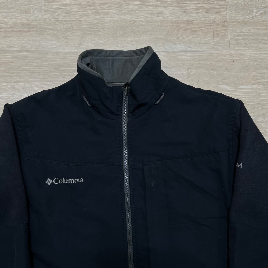 컬럼비아 티타늄 베이직 기모 바람막이 집업자켓 [블랙] L/100 상품이미지2