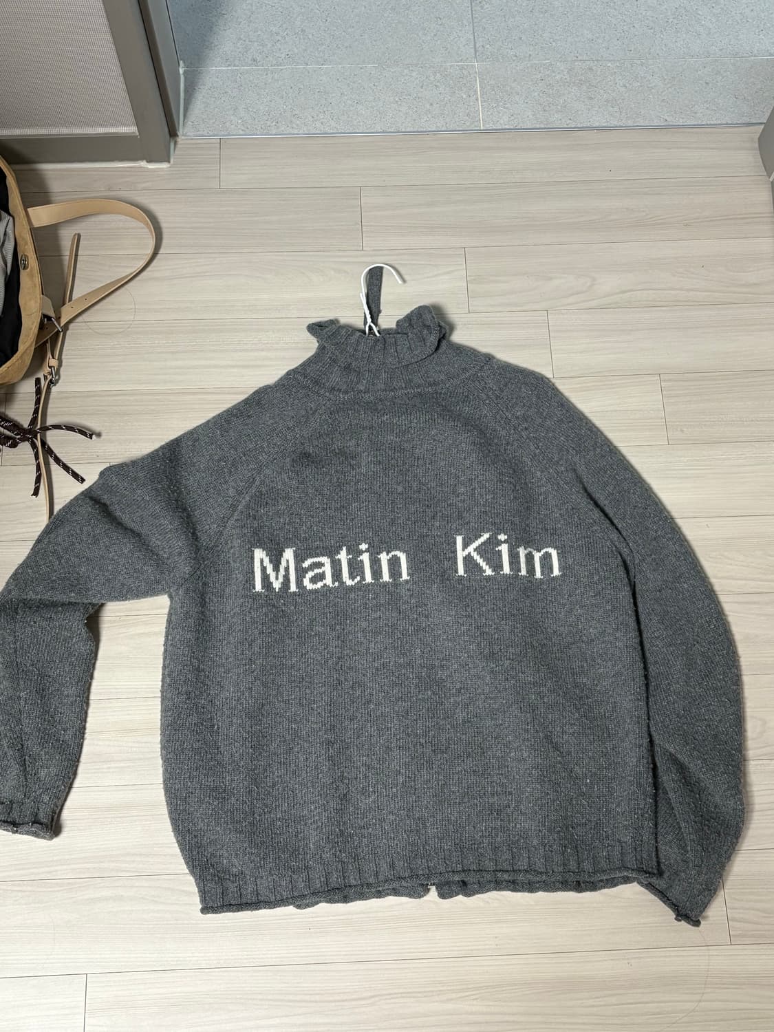 마뗑킴 니트집업 m 상품이미지2