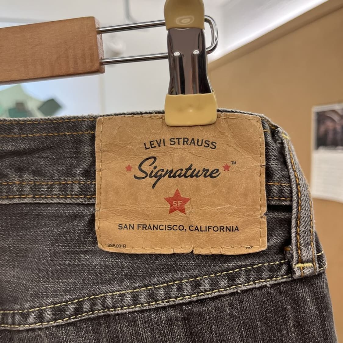 리바이스 시그니처 빈티지 데미지 워싱 데님팬츠 32인치 C10525 상품이미지5