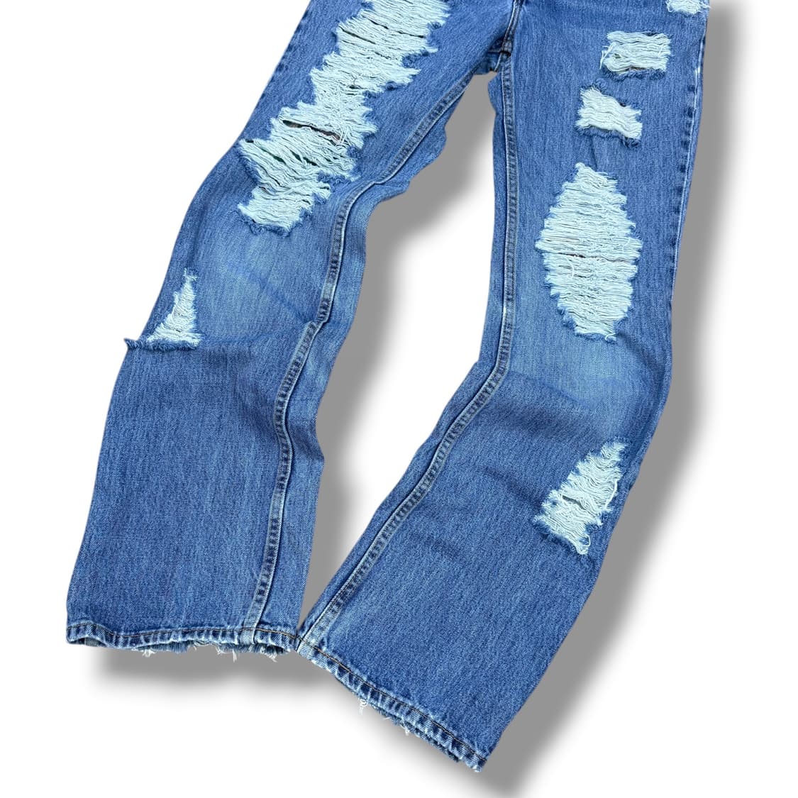 리바이스 517 90‘s 데미지 패치 세미부츠컷 데님팬츠 상품이미지4