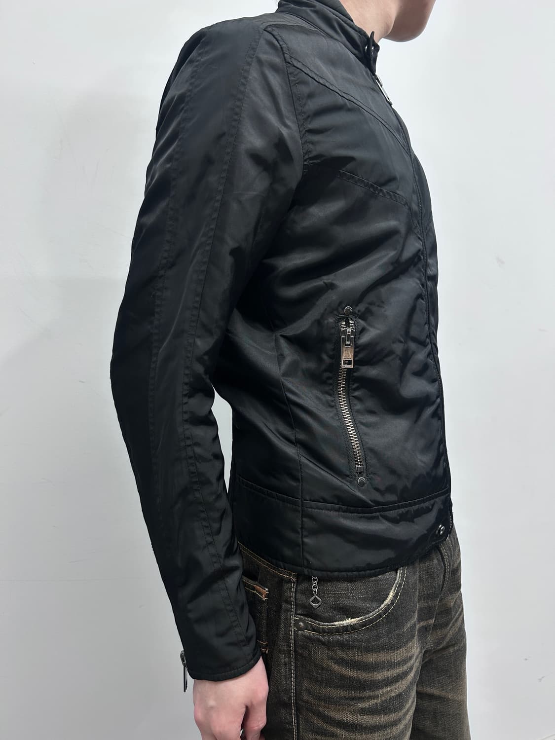 디젤 나일론 바이커 봄버 자켓 상품이미지1