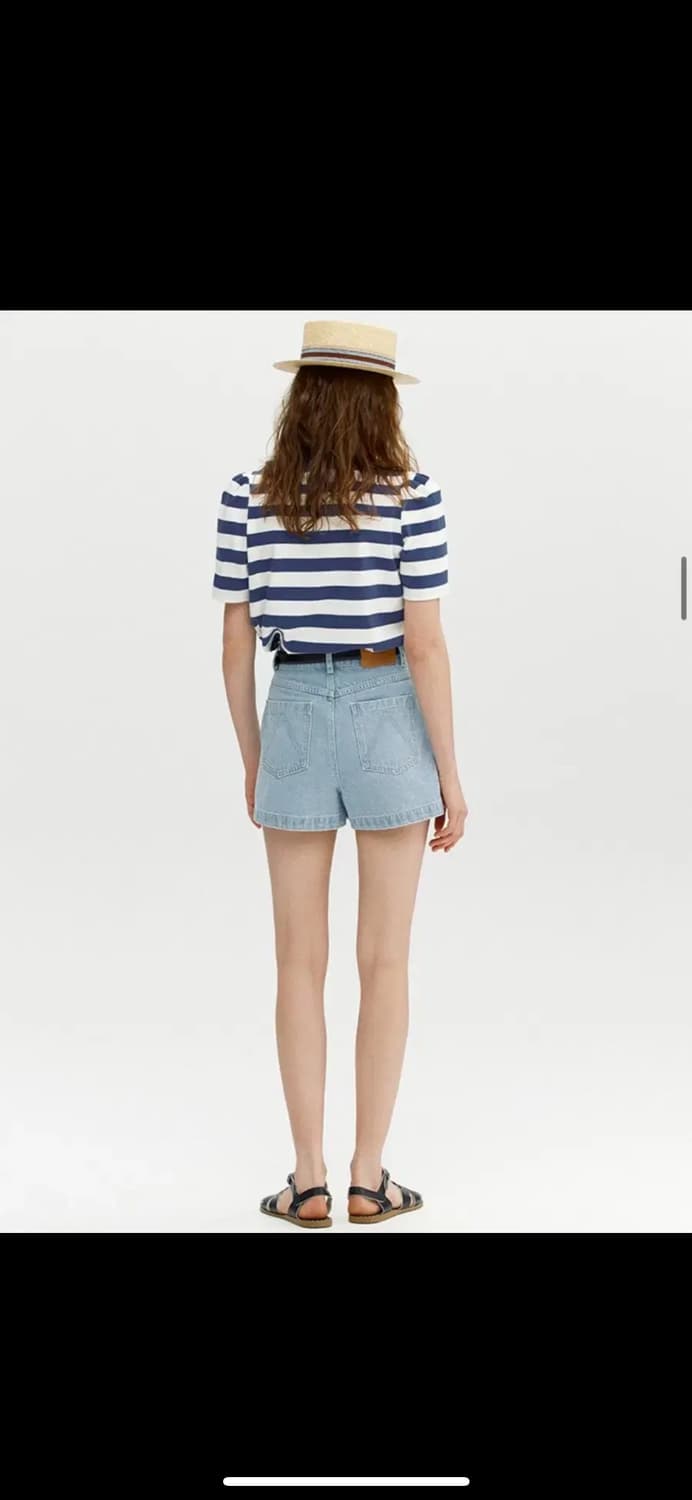 앤유 TITUS Stripe puff sleeve t-shirts 상품이미지2