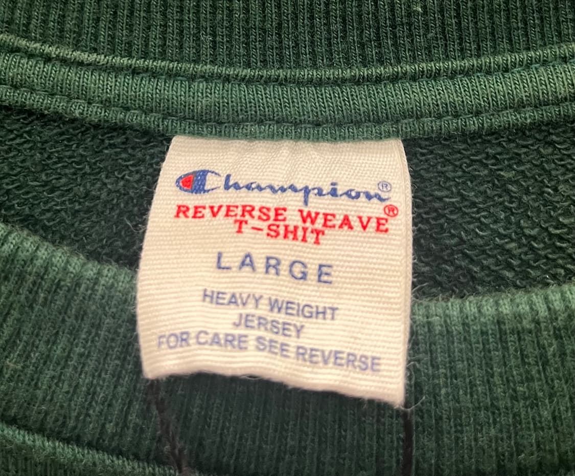 챔피온 리버스위브 맨투맨 그린 상품이미지6