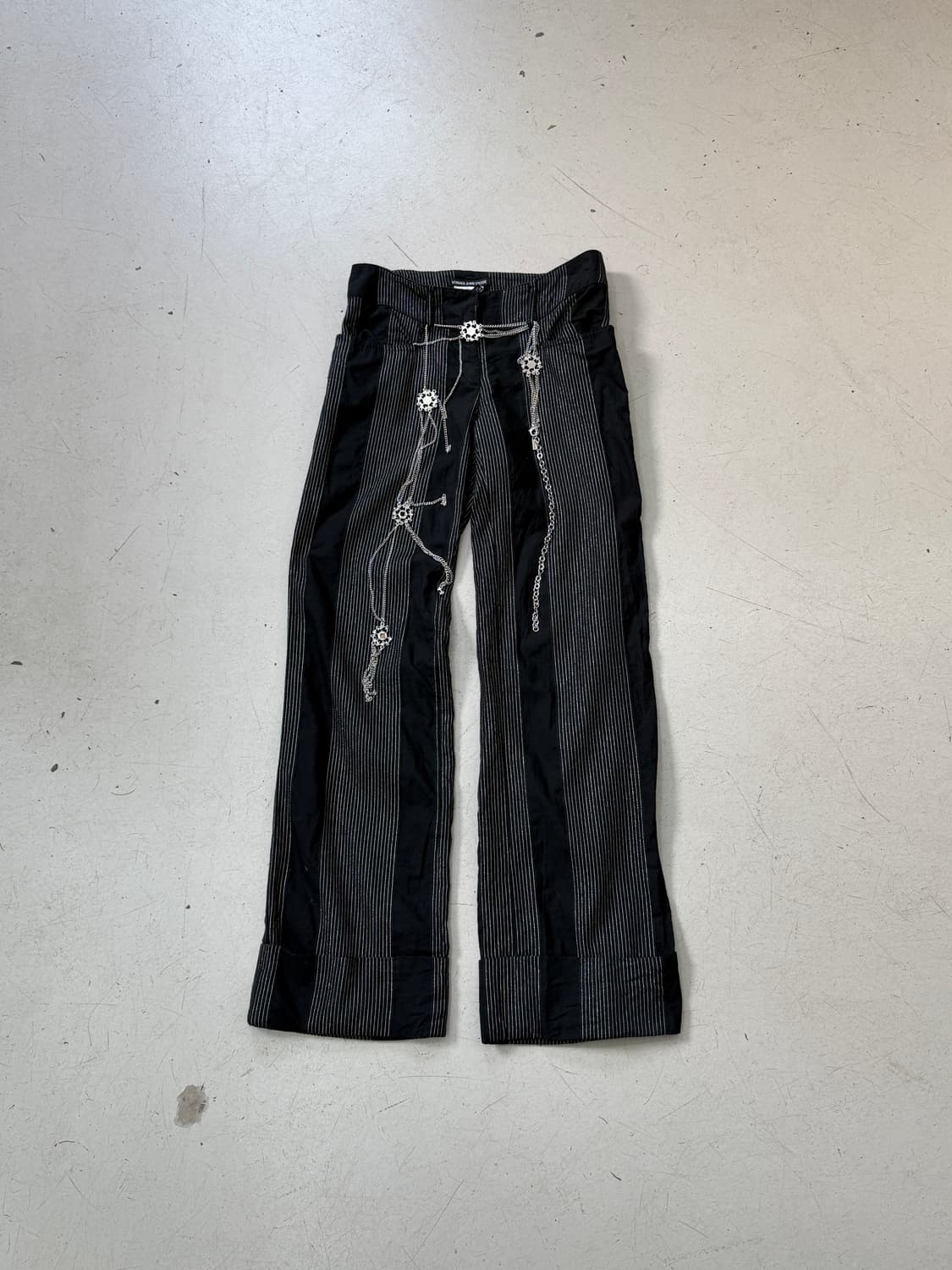 베르사체 진스 꾸뛰르 스트라이프 팬츠 상품이미지1