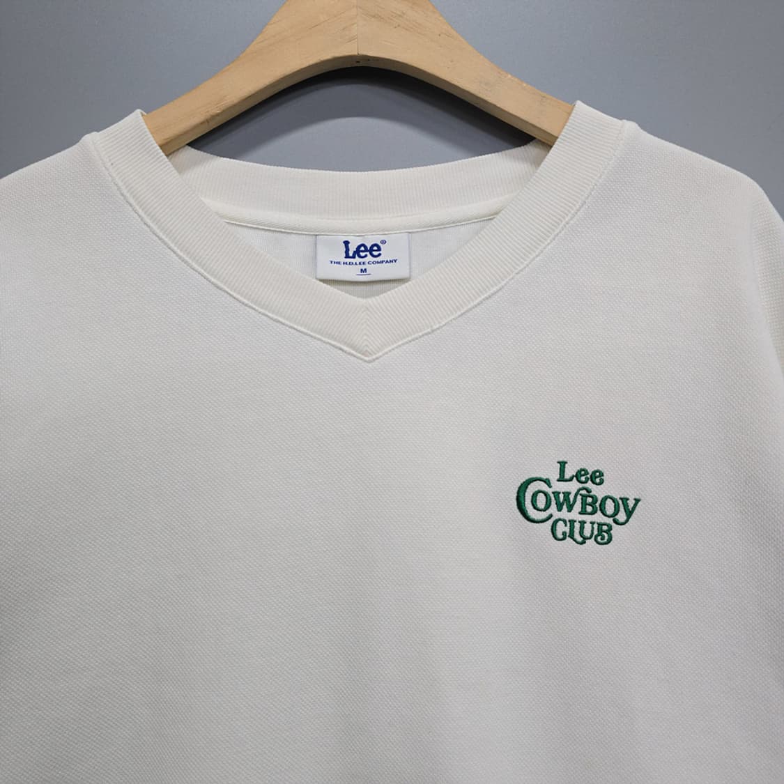 리(Lee) 카우보이 클럽 피케 브이넥 맨투맨 M 상품이미지2