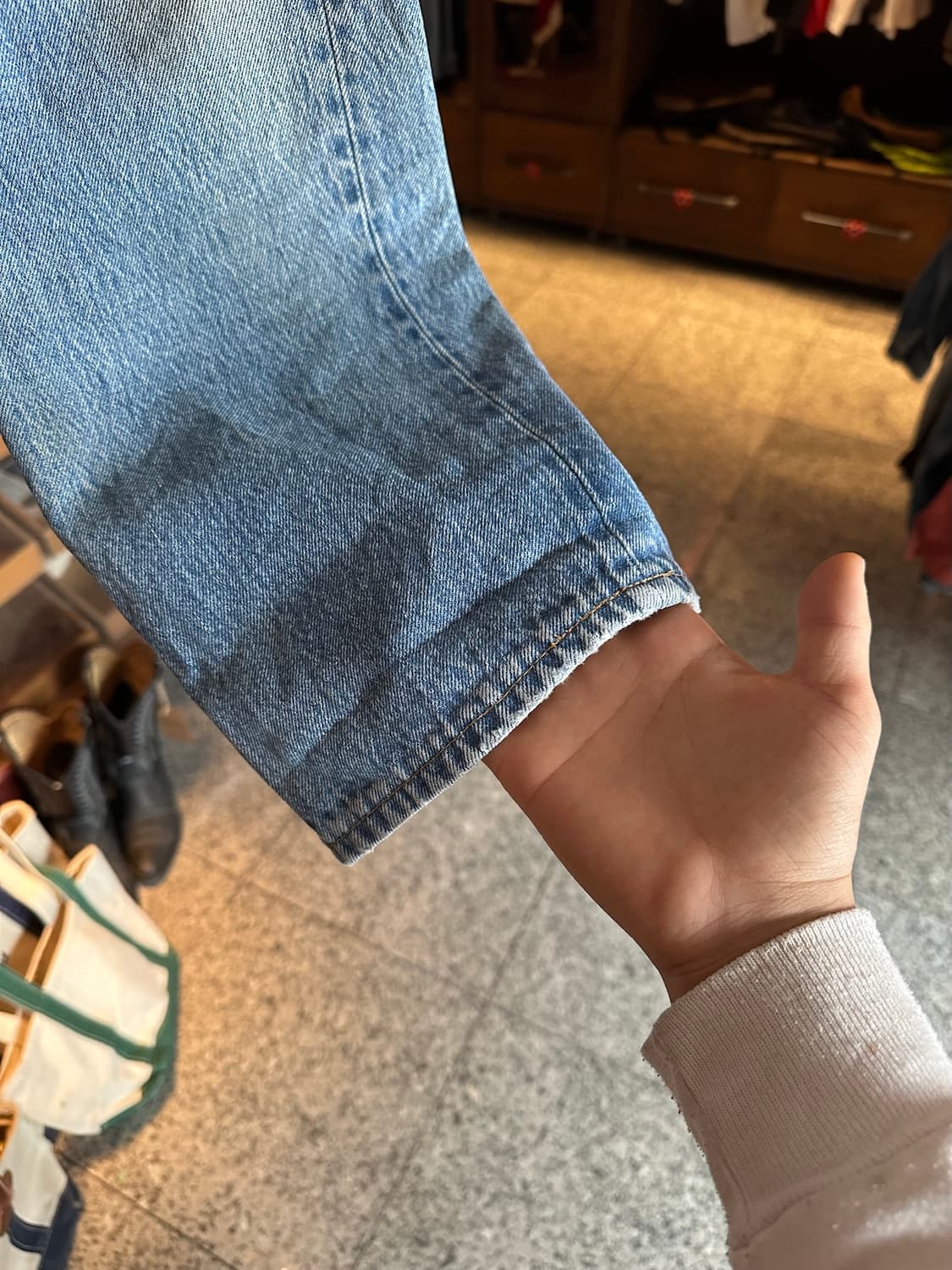 80s USA Levis 501 0000 Denim Pants 상품이미지2