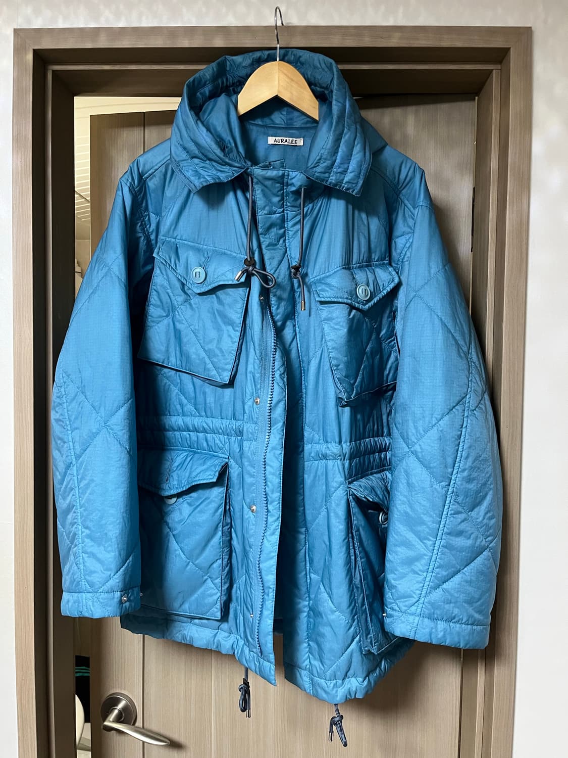 [4] 오라리 / 22AW 퀼티드 나일론 필드 블루종 (퀼팅 블루종) 상품이미지1