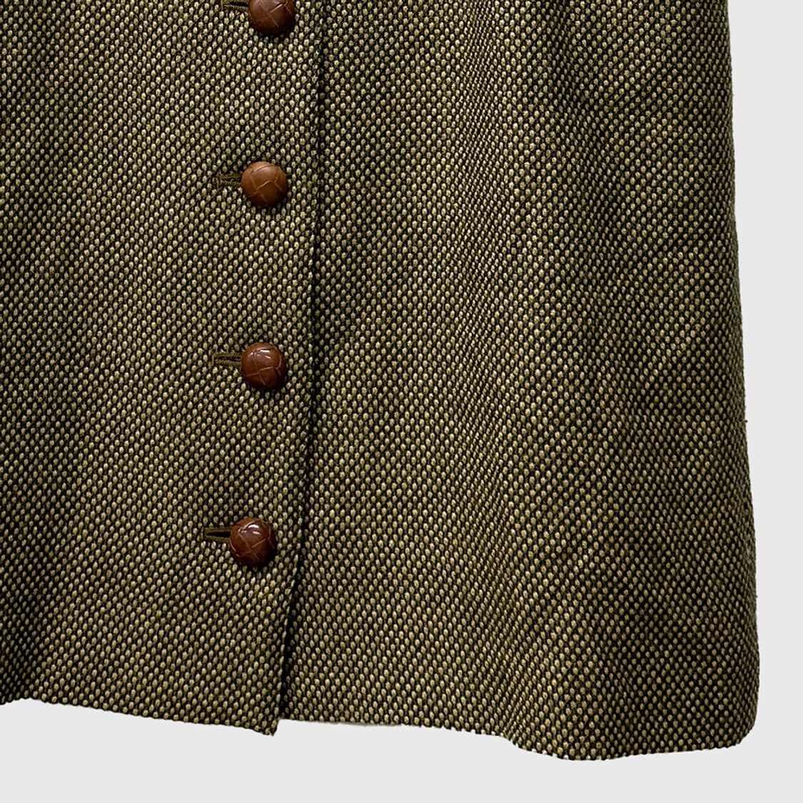 크리스챤 디올 DIOR 울 100% 스커트 치마 빈티지 레트로 여성 25 상품이미지3