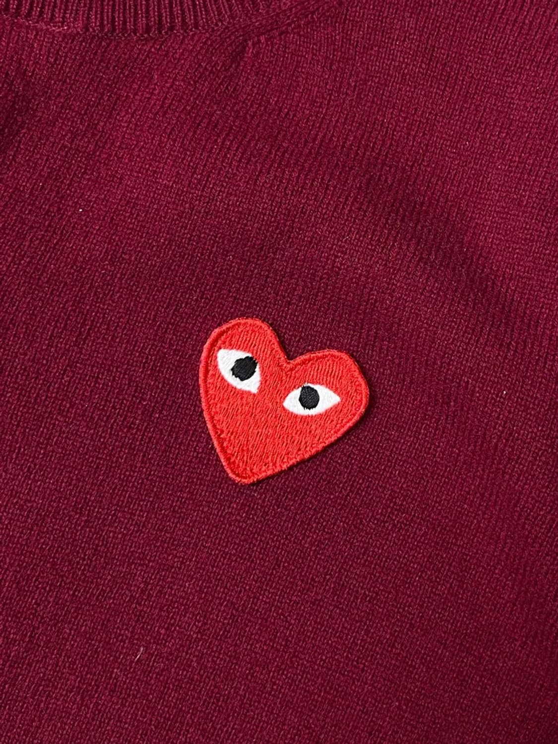 꼼데가르송 24FW 레드하트 와펜 울 니트 가디건 PN7099 상품이미지4