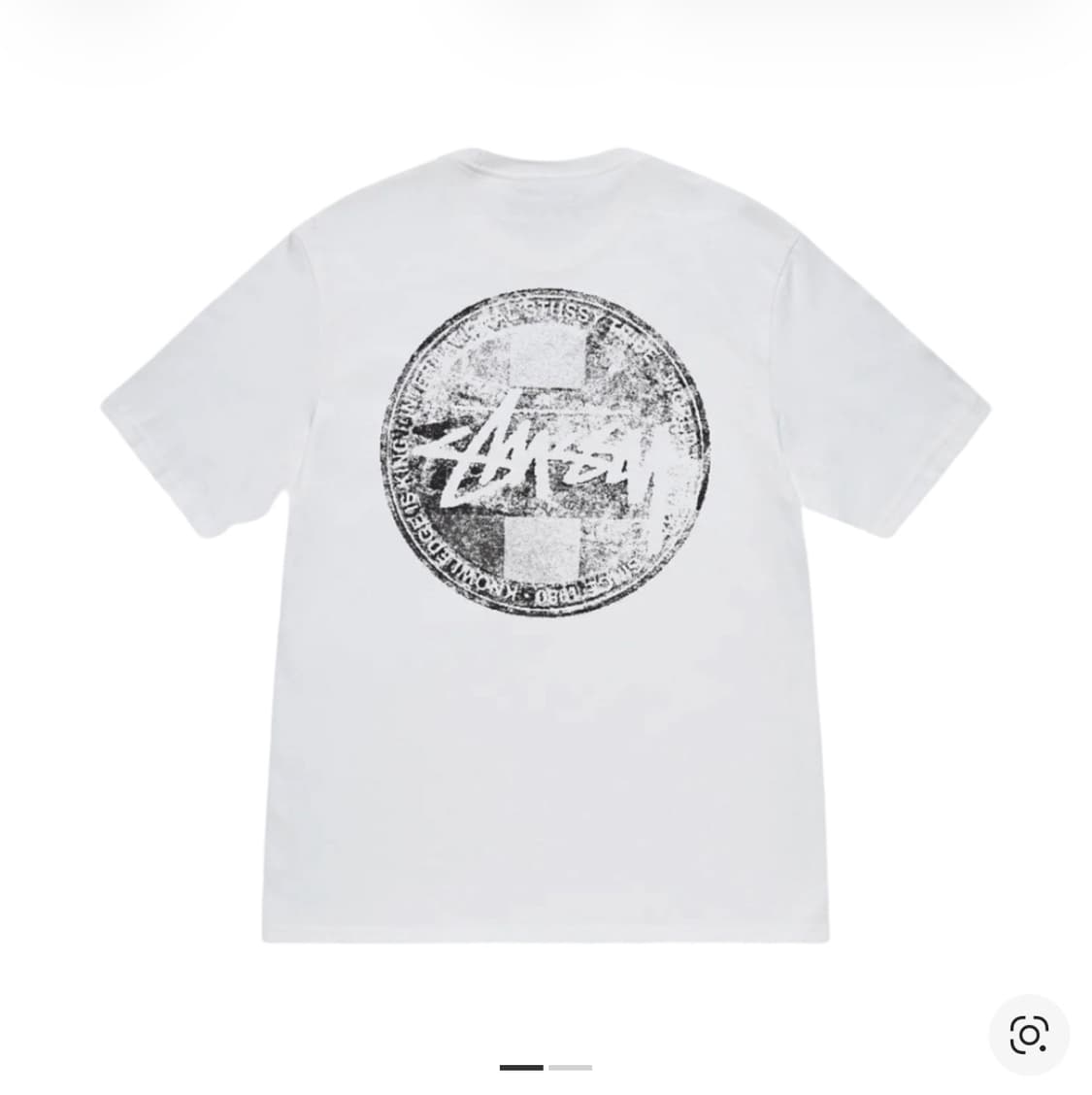 스투시 닷 스탬프 L 블랙/화이트 판매합니다 상품이미지2