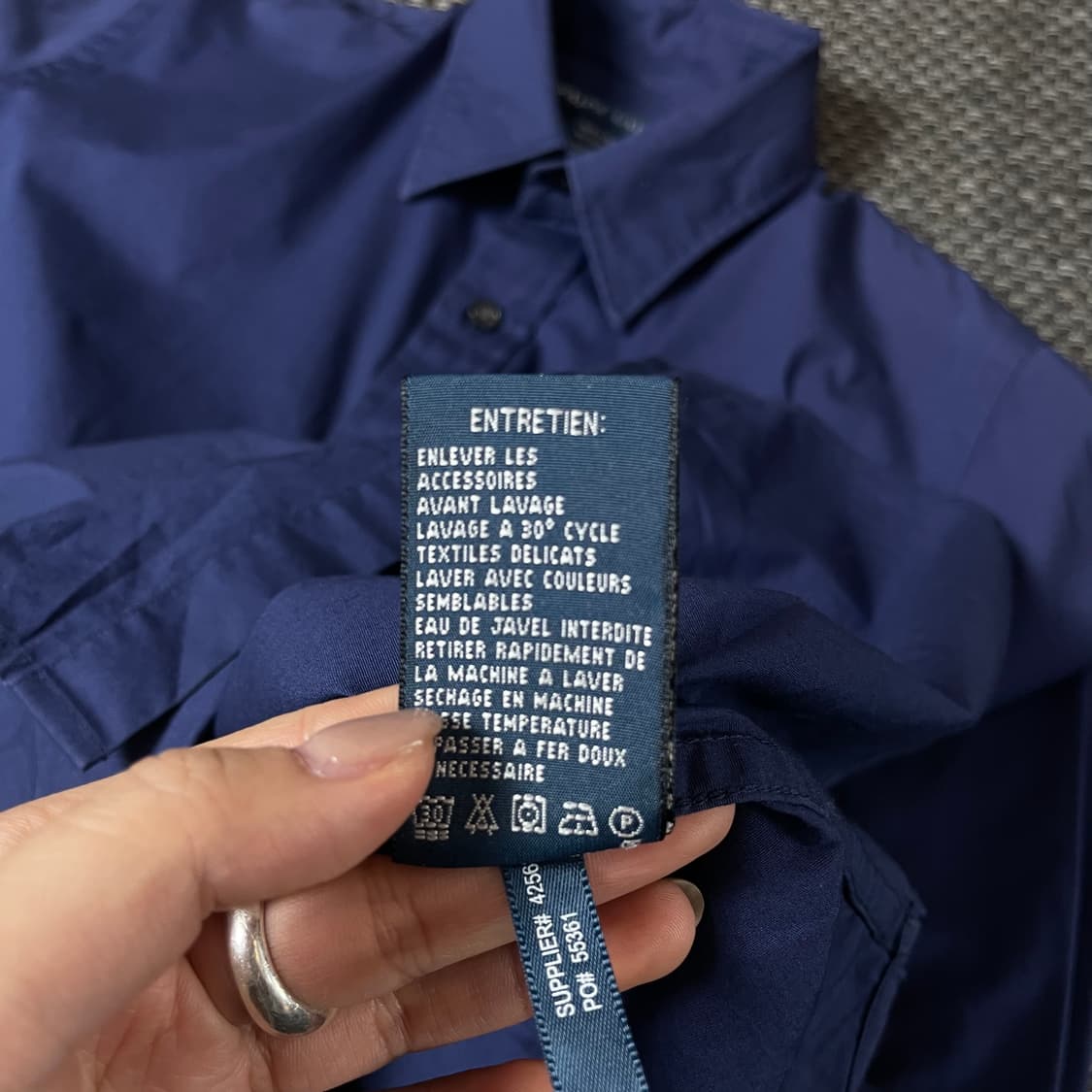 폴로랄프로렌 네이비 코튼 긴팔 셔츠 6 상품이미지7