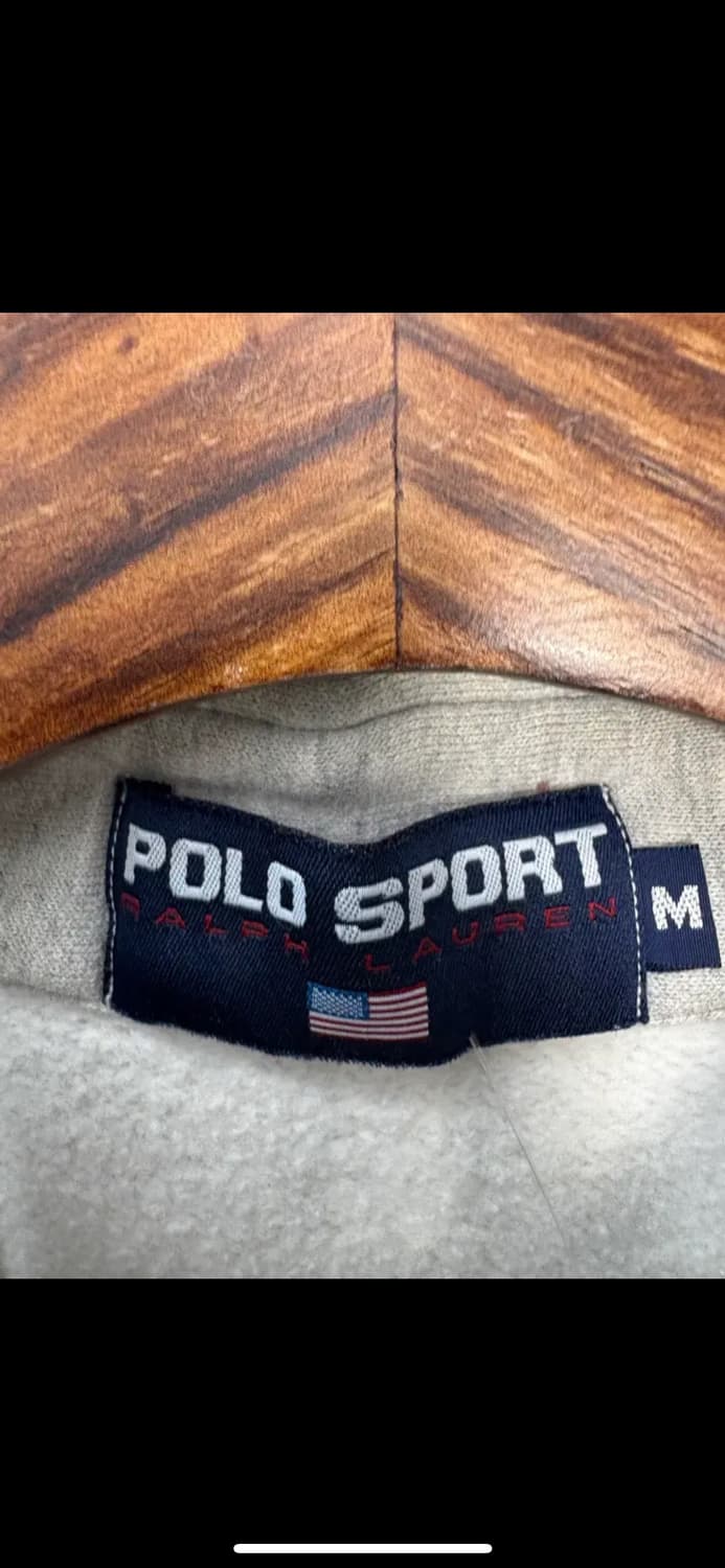 폴로스포츠 그레이 하프집업 스웻셔츠 H1858 상품이미지4