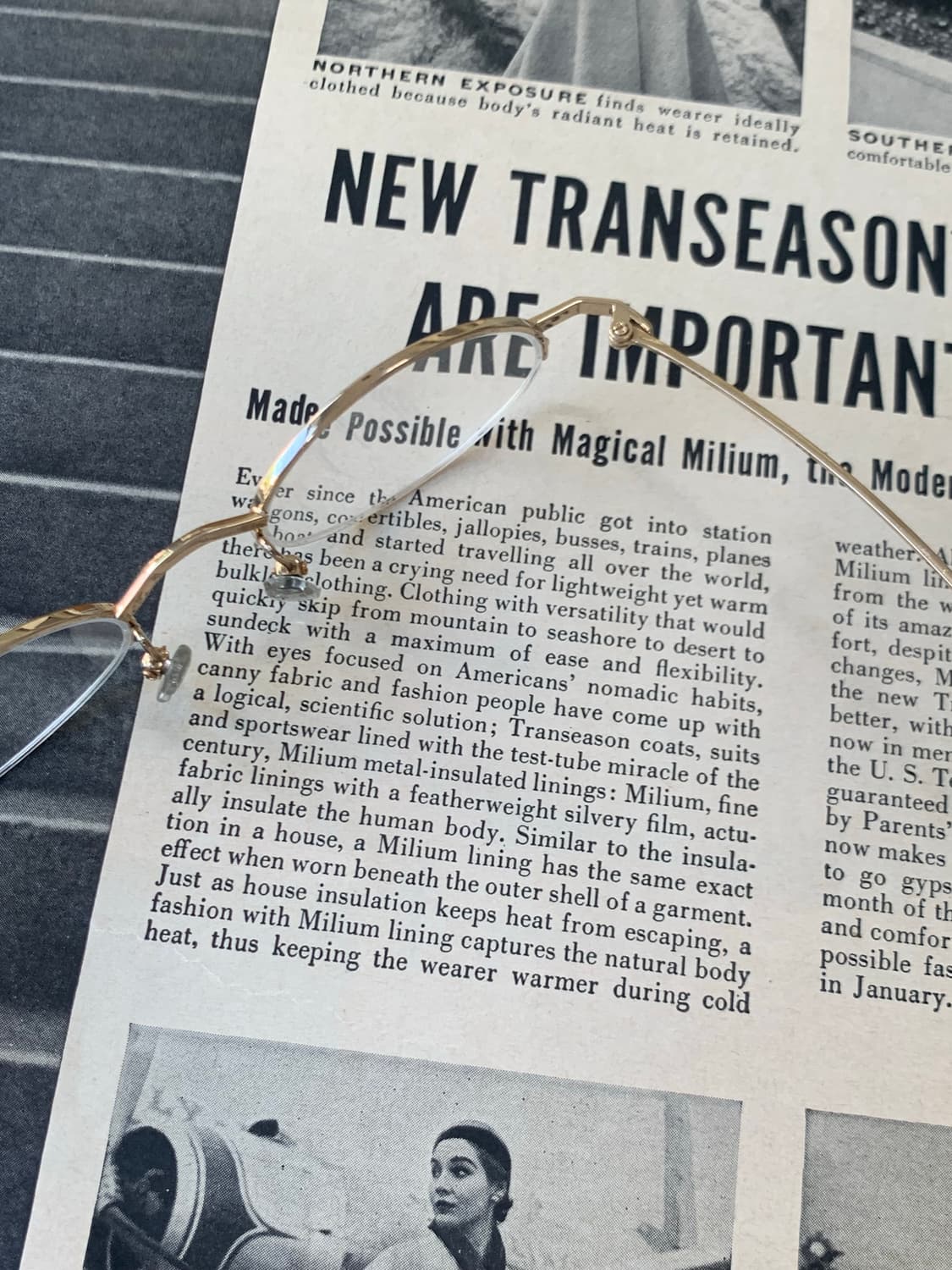 [픽키-602] 골드 라운드 안경 데드스탁 여성용 메탈  상품이미지5