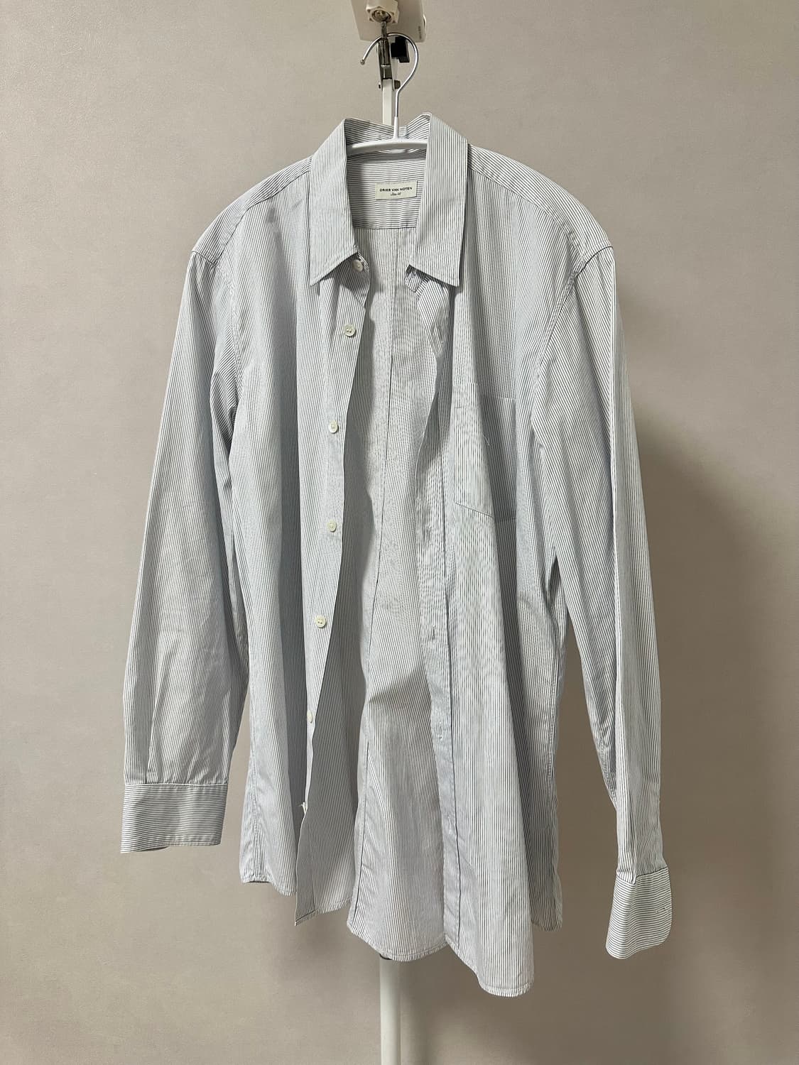 드리스 반 노튼 스트라이프 셔츠 상품이미지1