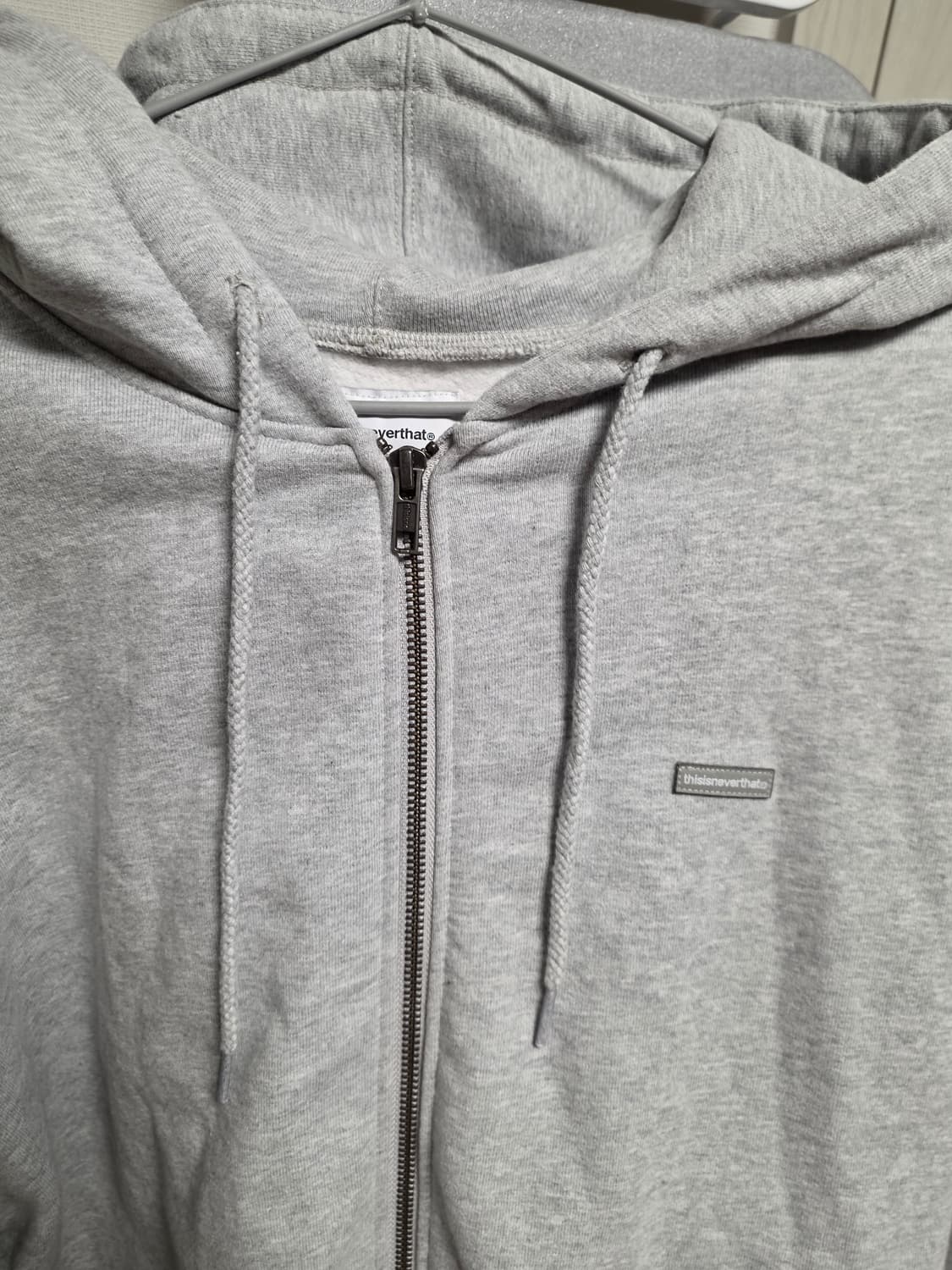 디스이즈네버댓 헤더 그레이 후드집업 상품이미지4