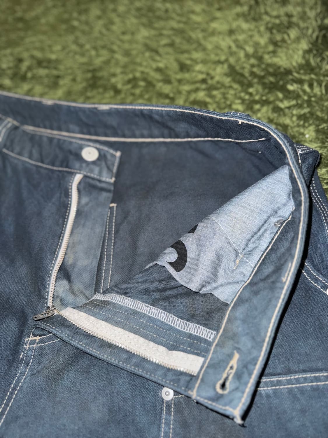 [XL] 펜필드 핸드 다잉 루즈핏 코튼 더블니 워크팬츠 상품이미지3