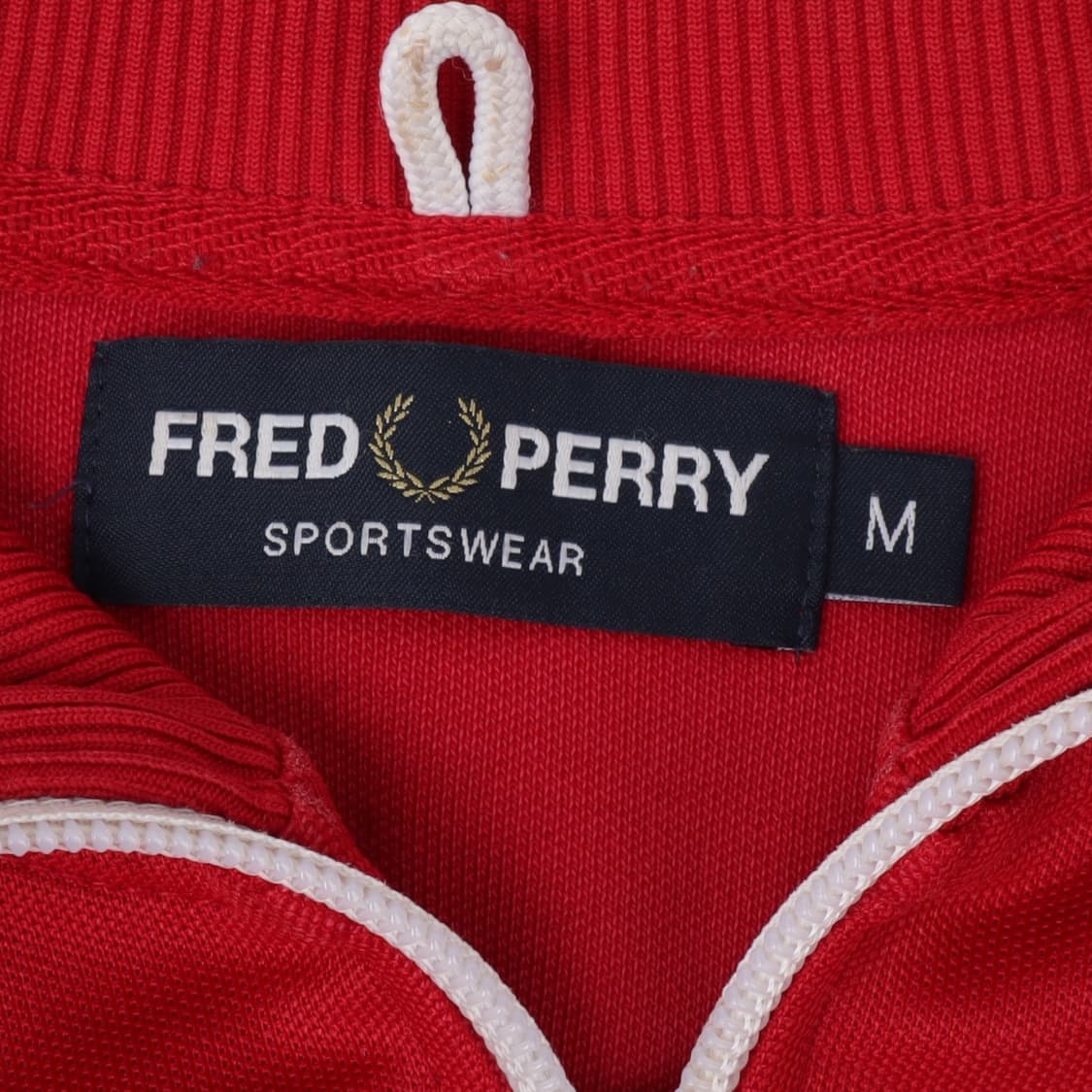 프레드페리 레드 트랙 집업 자켓 상품이미지8