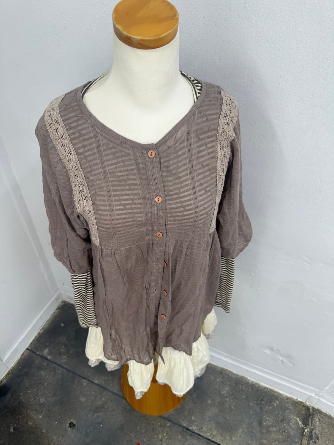 🪶그런지 페어리 코디세트🪶 라떼가루 대장템 레이어드 프릴 그커트 상품이미지4