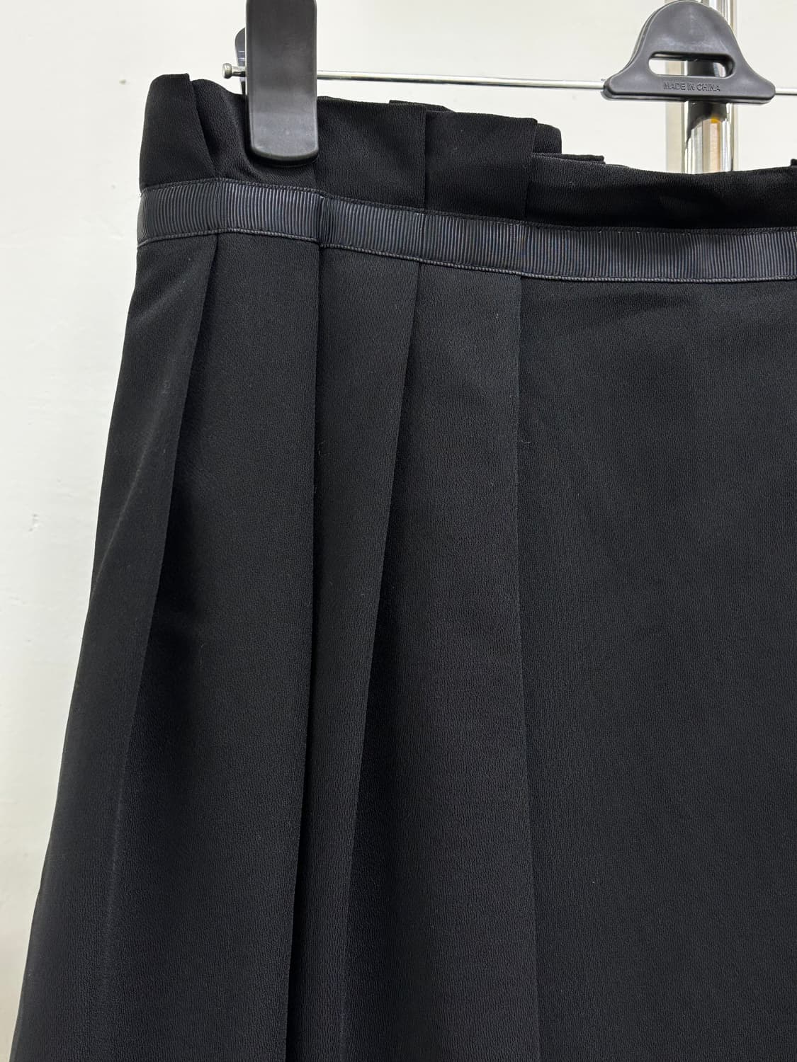 빈티지 블랙 플리츠 스커트 상품이미지5