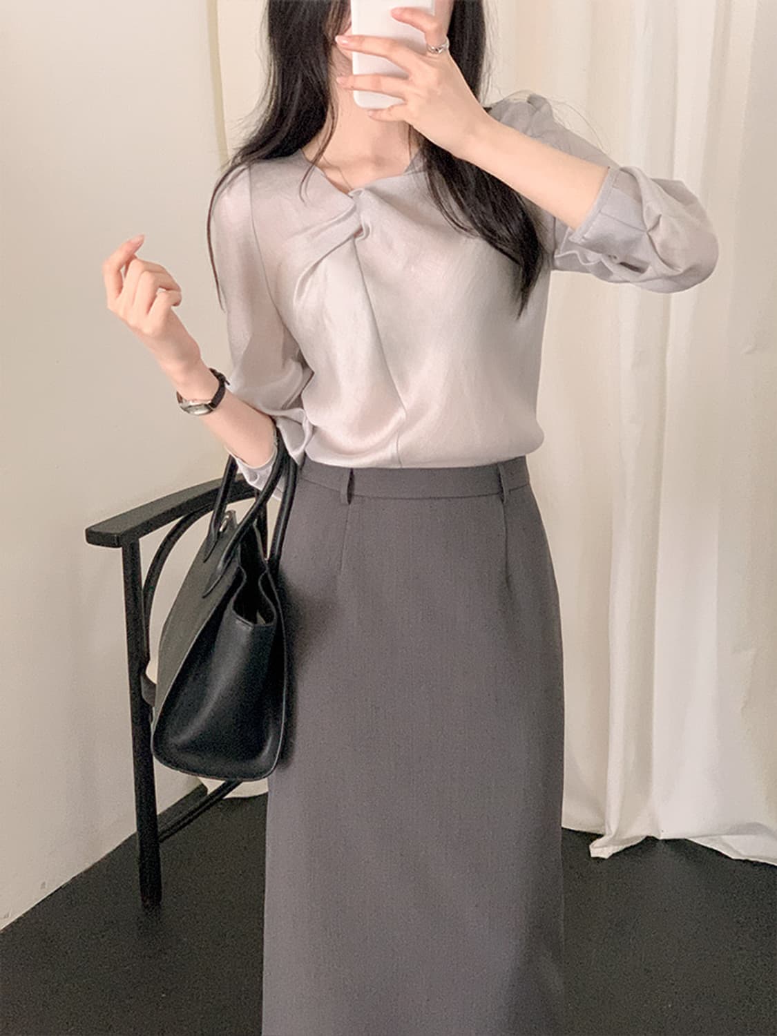 [새상품] 렌느 블라우스  상품이미지2
