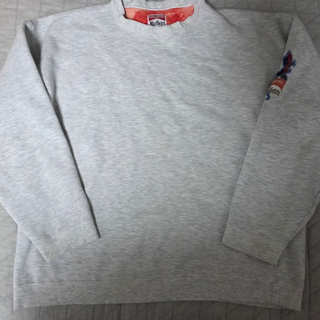 [XL] 90s 빈티지 말보로 스웻 그레이 트래쉬드 상품이미지2