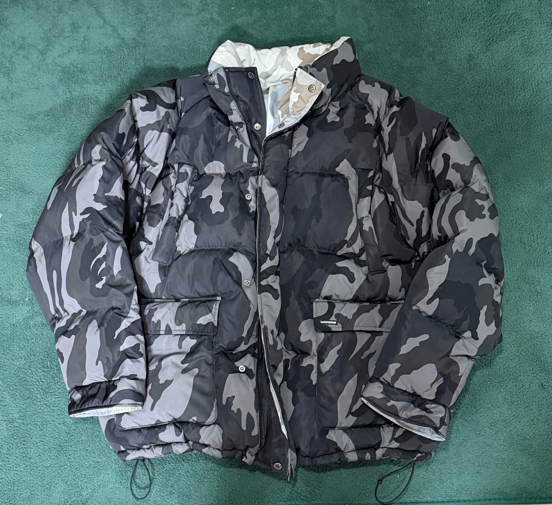 위캔더스 카모 리버시블 패딩 상품이미지1