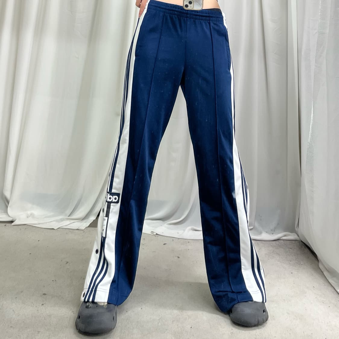 Adidas navy break pants 상품이미지2