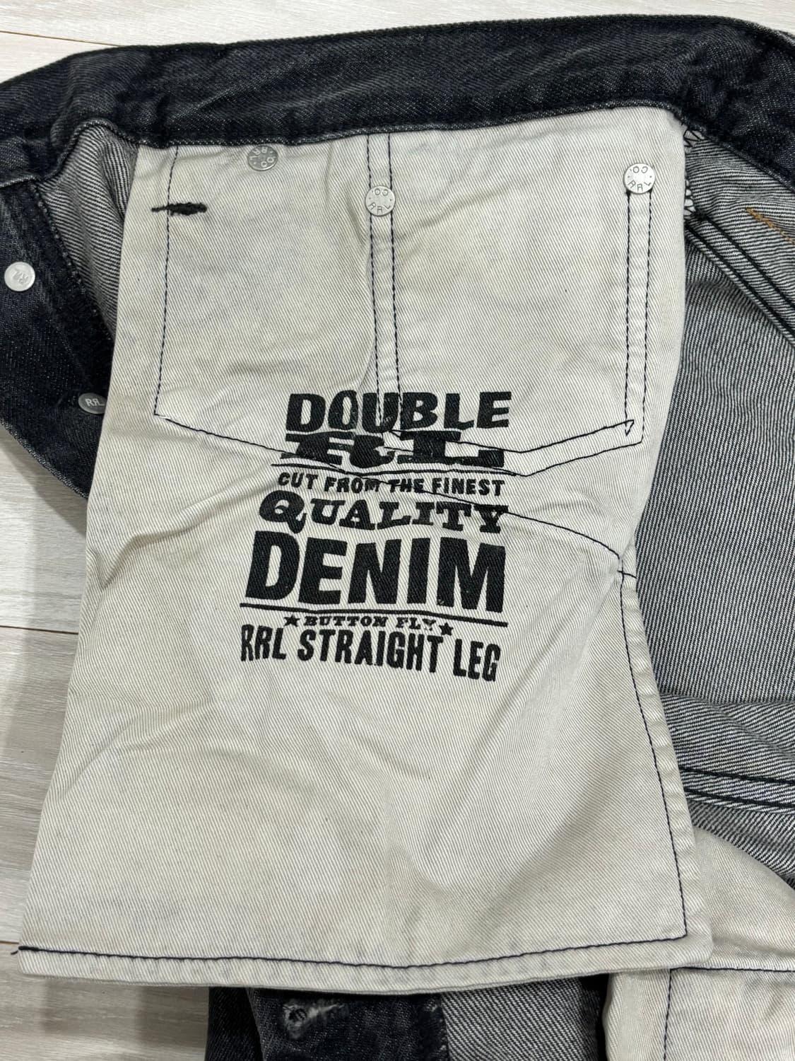 더블알엘 스트레이트 핏 진 38x32 상품이미지4