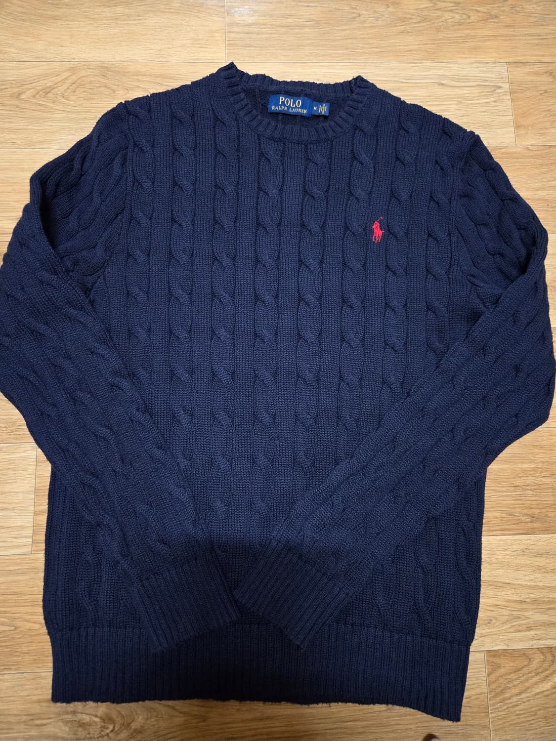 폴로 랄프로렌 남성 신형 케이블 니트 스웨터 상품이미지1