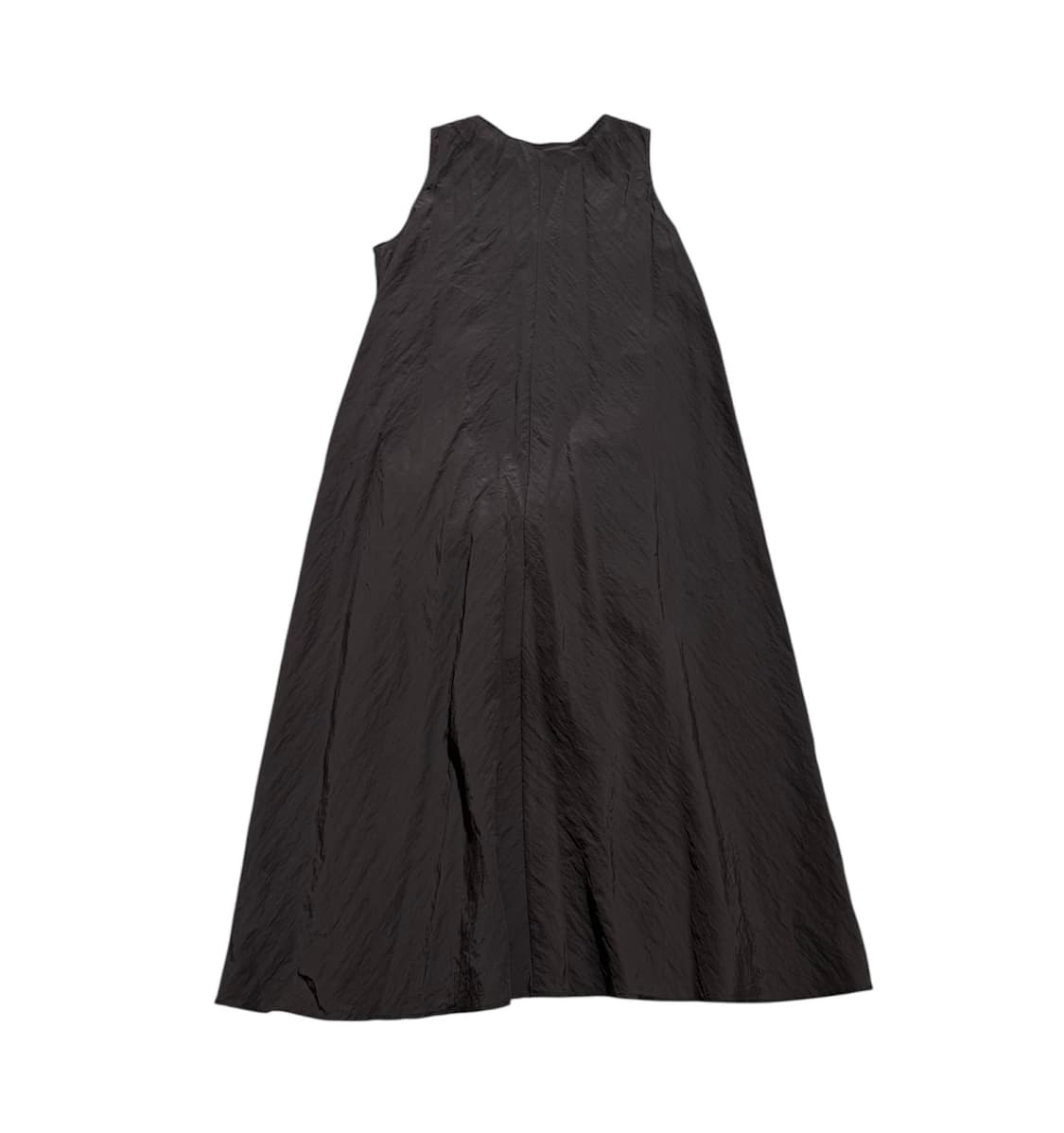 질샌더 다크 브라운 나일론 롱 원피스 상품이미지2