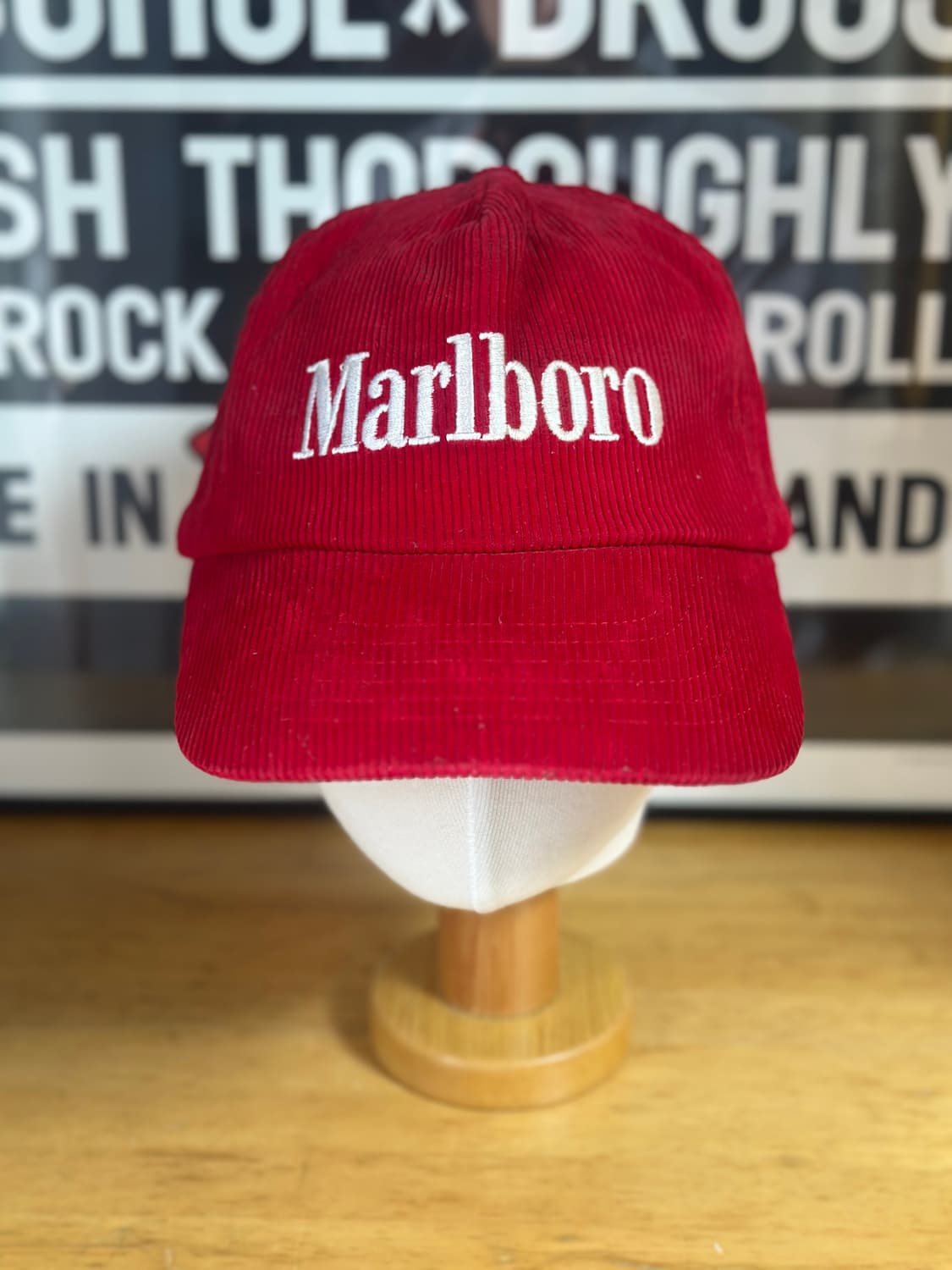 90s Marlboro 빈티지 말보로 코듀로이 모자 상품이미지1