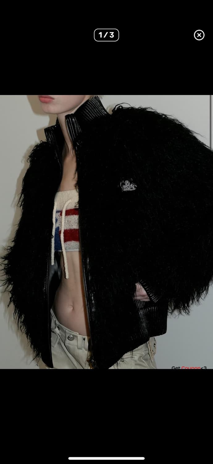 스컬프터 Faux 몽골리안 셔링 자켓 상품이미지3