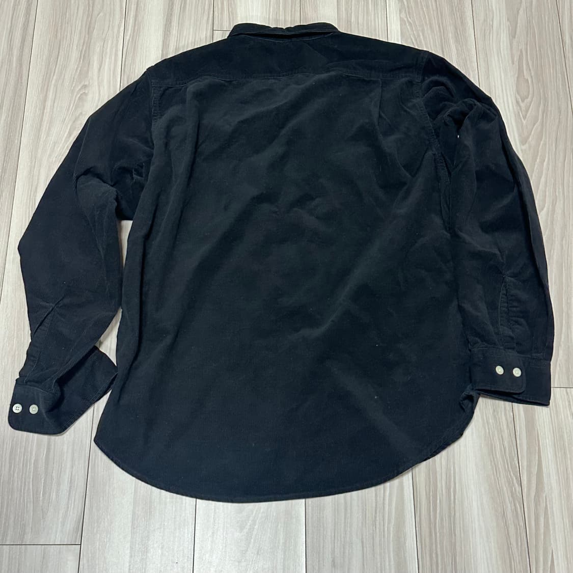 노스페이스 퍼플라벨 코듀로이 셔츠 블랙 m 상품이미지2